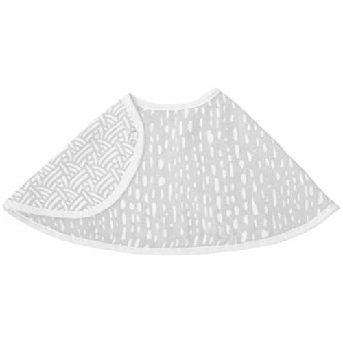 Aden by aden + anais Burpy Bib, 100% Cotton Muslin, Soft Absorbent 4 Layers, Multi-Use Burp Cloth and Bib, 22.5 X 11, Single, Pasture - Drips