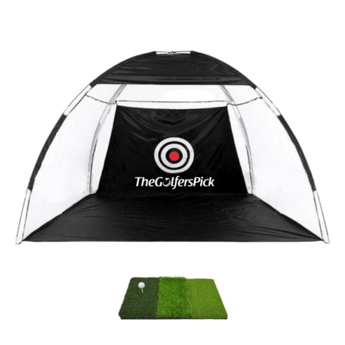 Golf Practice Net And Mat For Indoors And Outdoors | The Golfer's Pick