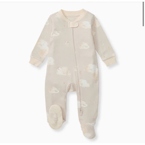 Good Night Sky Organic Cotton Sleep & Play - Limestone – Burt's Bees Baby