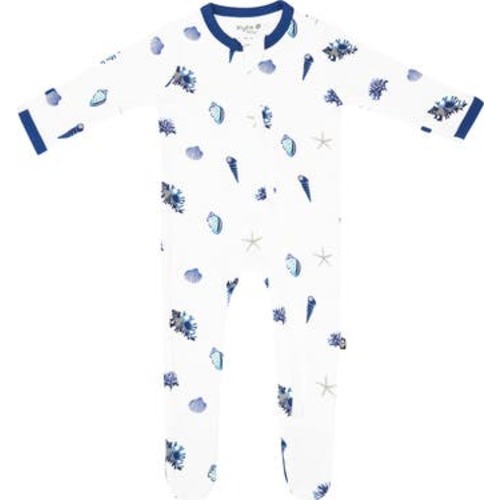 Royal Shell Zip Footie