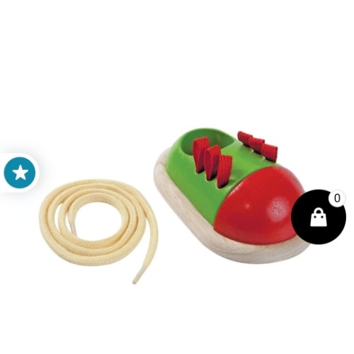 Tie-Up Shoe - Plan Toys | Educational Toys – blueottertoys