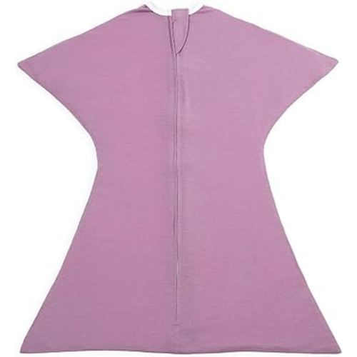 SleepingBaby Zipadee-Zip Transitional Swaddle Sack - Wearable Blanket with Zipper Convenience - Classic Lavender, X-Small (3-6 Month)