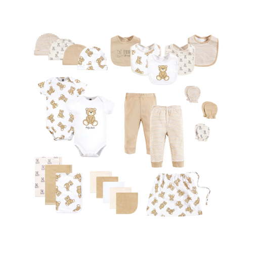 Hudson Baby Shower Gift Sets, 25-Piece, Sizes Newborn-6 Months