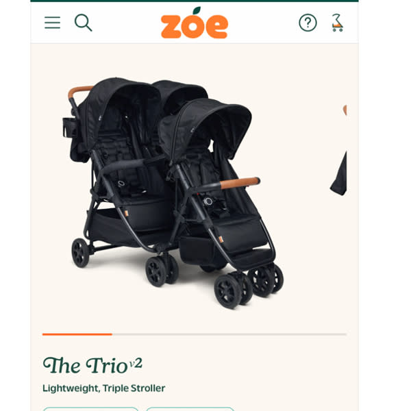 Zoe Trio: Lightweight Triple Stroller