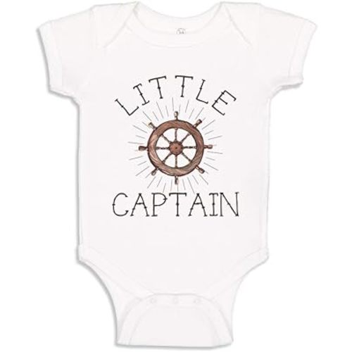 Cute Nautical Boating Themed Anchor Baby One Piece/Toddler T-Shirt Clothing