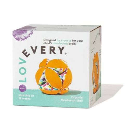 Lovevery Organic Montessori Ball Baby Toy