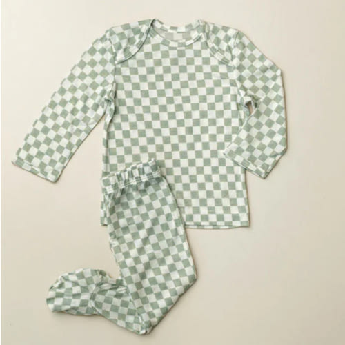Fern Chequer Baby Sleep Set - 3-6 months