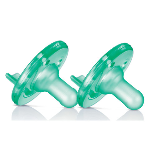 Philips Avent Soothie Pacifier for 3-18 Months, BPA-Free, Green, 2 Pack, SCF192/05