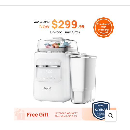 Papablic SafeguardPlus™ Baby Bottle Washer System