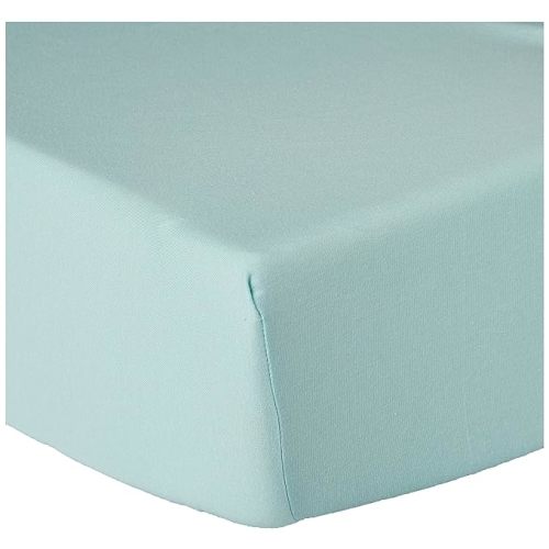 HonestBaby Baby Organic Cotton Changing Pad Cover - One Size - Teal Blue