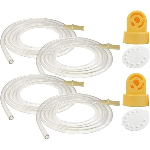 Nenesupply Tubing Compatible with Medela Pump in Style Advanced Breastpump Replacement Parts for Medela Pump Parts Incl. Tubing Valves Membranes