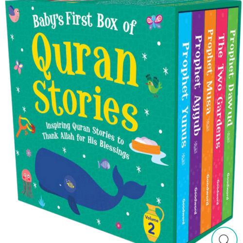 Baby's First Box of Quran Stories (5 Board Books Set) Vol - 2 (New)