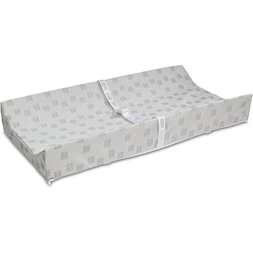 Waterproof Baby and Infant Diaper Changing Pad, Beautyrest Platinum, White