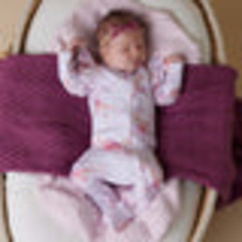 Coral Organic Baby Snuggle Sleepsuit Footie | Snuggle Hunny