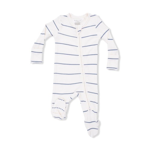 Stripe Rib Footie, 3-6M