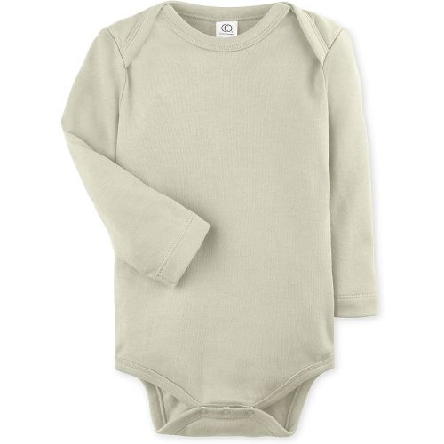 Colored Organics Organic Cotton Bodysuit - Long Sleeve One Piece - Sage, 0-3M