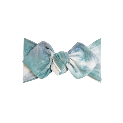 Top Knot Headband, Ocean Tie Dye