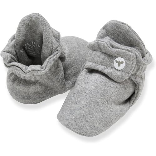 Burt's Bees Baby Booties, Organic Cotton Adjustable Infant Sock