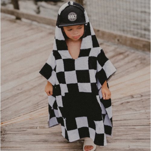 Checker Poncho Towel