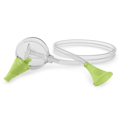 Nosiboo Eco Baby Nasal Aspirator/Nose Sucker - Silent, Portable Nose Cleaner - Mouth-Operated Nose Suction Power