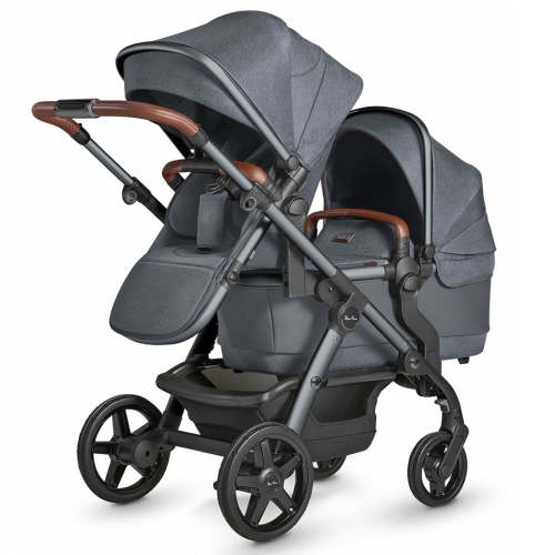 Silver Cross Wave Stroller + Tandem Seat