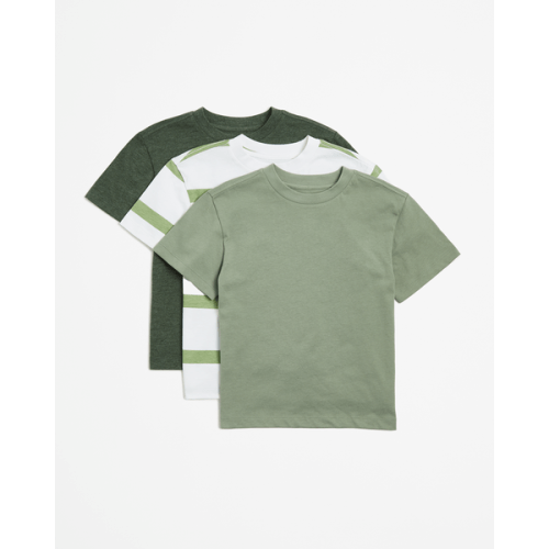 Boys Print T-shirts 3 Pack - Green
