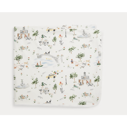 RL Baby x Riley Sheehey Cotton Blanket