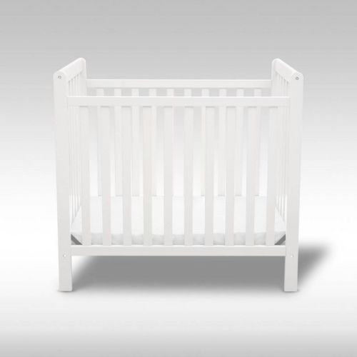 Delta Children Classic Mini Crib Convertible to Twin Bed, Color: Bianca