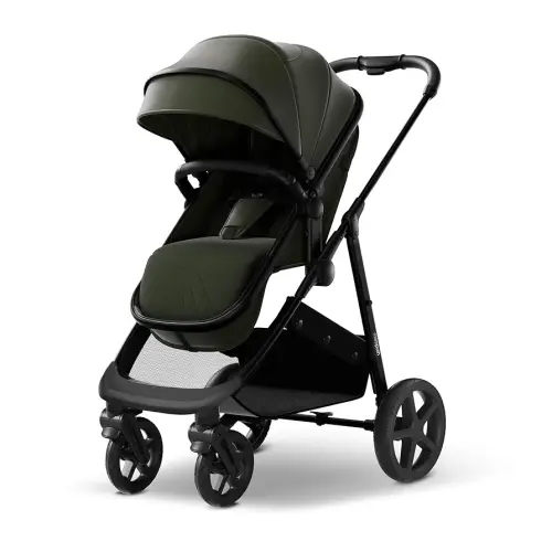 Mompush Wiz 2-in-1 Convertible Baby Stroller with Newborn Mode, Foldable Infant Stroller with Reversible Seat and Large UPF 50+ Canopy