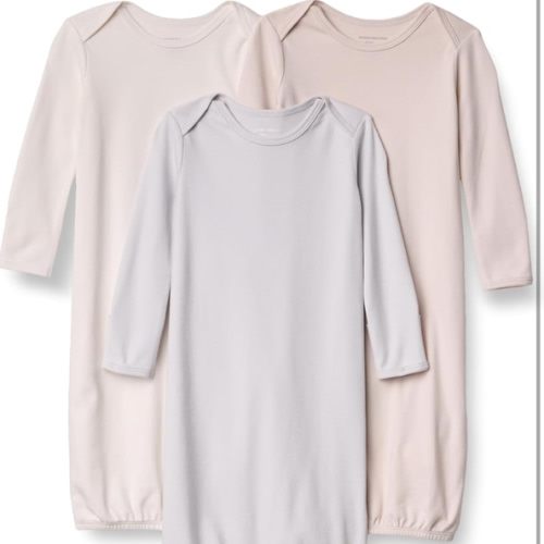 Amazon Essentials Unisex-Baby Long Sleeve Sleeper Cotton Gown