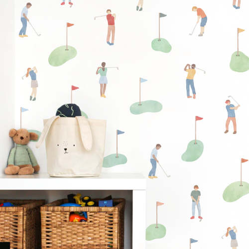 Hole-in-One Golf Fabric Wall Decals