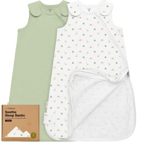 KeaBabies 2-Pack Sleep Sacks for Babies, Soothe Sleeping Sack Wearable Blanket, Infant, Toddler, Newborn Swaddle Sack, Color: Roarsome, Size: small