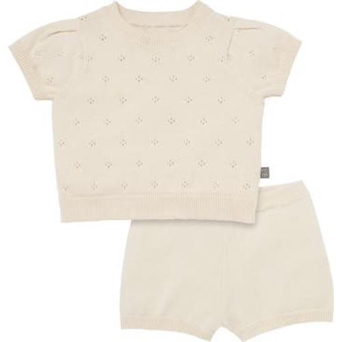 Sweater Knit Top and Shorts Set