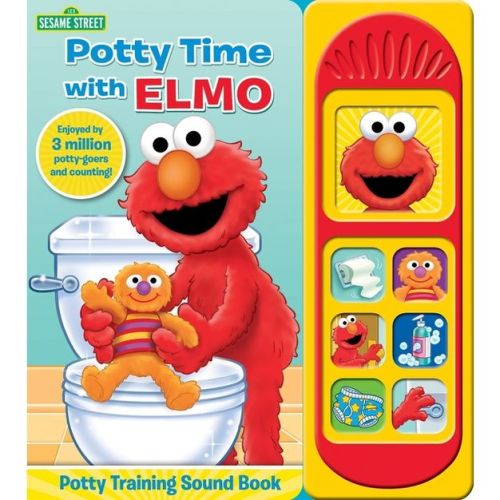 Sesame Street Potty Time With Elmo Sound Book - By Kelli Kaufmann (board Book)