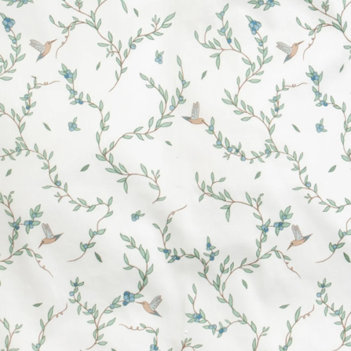 Secret Garden Crib Sheet - Ivory