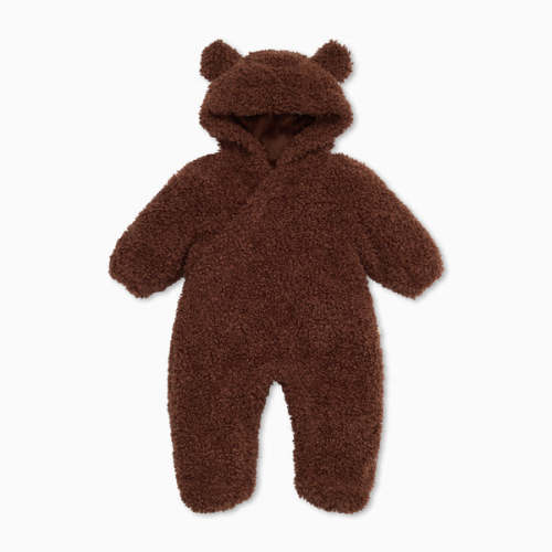 Teddy Bear Pramsuit brown / 0 - 3 M