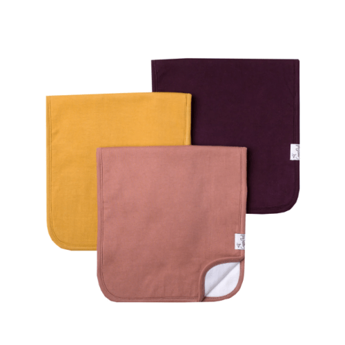 Copper Pearl Premium Burp Cloth Set / Jade