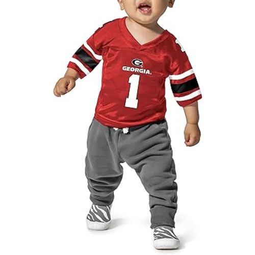 Little King NCAA Infant-Touchdown Pass-Team Football Jersey-Sizes 6 Months 12 Months 18 Months