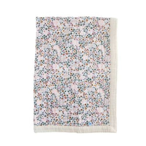 Little Unicorn Cotton Muslin Baby Receiving Quilt - Pressed Petals