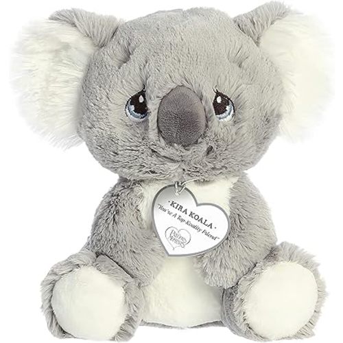 Aurora® Inspirational Precious Moments™ Kira Koala Stuffed Animal - Cherished Memories - Enduring Comfort - Gray 8.5 Inches