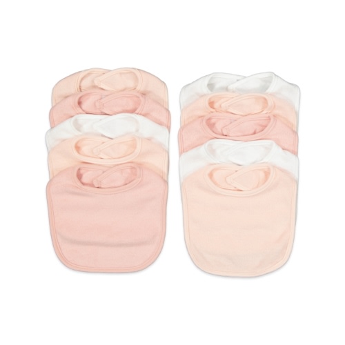 Medium Pink Baby 10 Pack Bibs | Best&Less™ Online