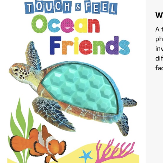 Ocean Friends - Touch and Feel Board Book - Sensory Board Book