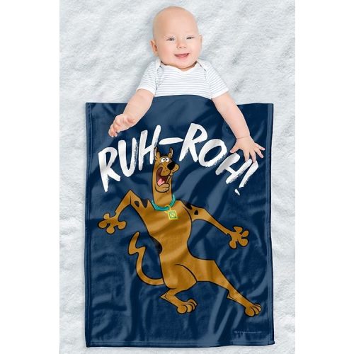 LOGOVISION Scooby Doo Lightweight Baby Blanket, 30"X40", Ruh Roh Unisex for Infants Girls & Boys
