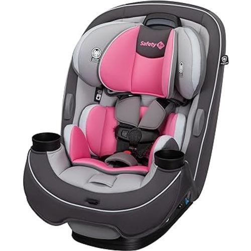 Safety 1st Grow and Go All-in-One Convertible Car Seat, Rear Facing Car Seat 5-40 lbs, Forward Facing Car 30–65 lbs, High Back Booster Seat 40-100 lbs, Carbon Rose