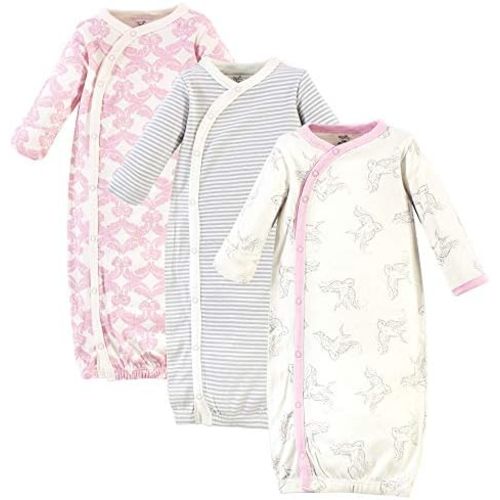 Touched by Nature Baby Girls' Organic Cotton Kimono Gowns