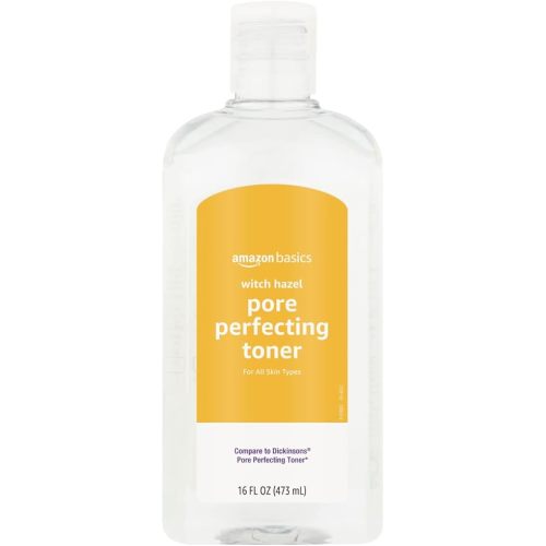 Amazon Basics Witch Hazel Pore Perfecting Toner, 16 Fluid Ounces, 1-Pack