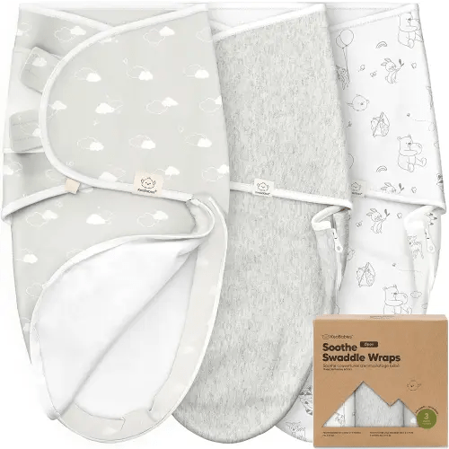 Baby Swaddle Sleep Sacks with Zipper - 3-Pack Newborn Swaddle Sack, Baby Swaddles Sleep Sack 0-3 Months, Wearable Blanket Baby, Baby Swaddle Blanket Wrap, Swaddle Sack, Easy Change Swaddle (Aspire)