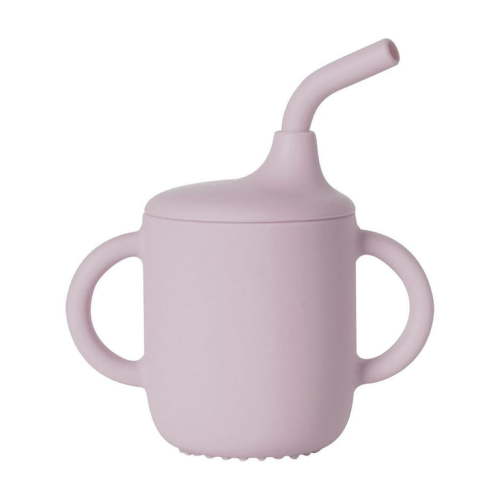 RXIRUCGD Baby Straw Cup First Training Cup, Silica Gel Toddlers Sippy Cups With Straw And Handles Non Spill Sealing Baby Straw Cup Removable Baby Training Cup Toddler Drinking Cup