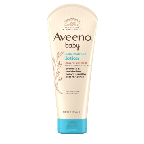 Aveeno Baby Daily Moisture Lotion with Natural Colloidal Oatmeal, 8 Ounce