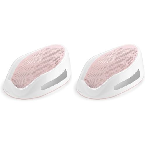 Angelcare Baby Bath Support (Pink) | Ideal for Babies Less Than 6 Months Old (Pack of 2)